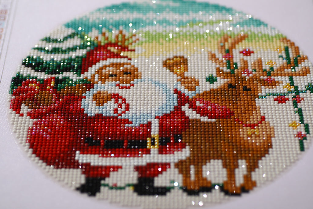 Christmas Diamond Painting Kit – Full Drill Holiday Festive Art JM3022