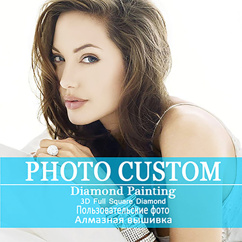 45x60CM Custom Diamond Painting Kits Full Drill Personalized Photo Customized Diamond Painting