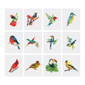Mini Diamond Painting Kit - Full Drill Birds 12pcs
