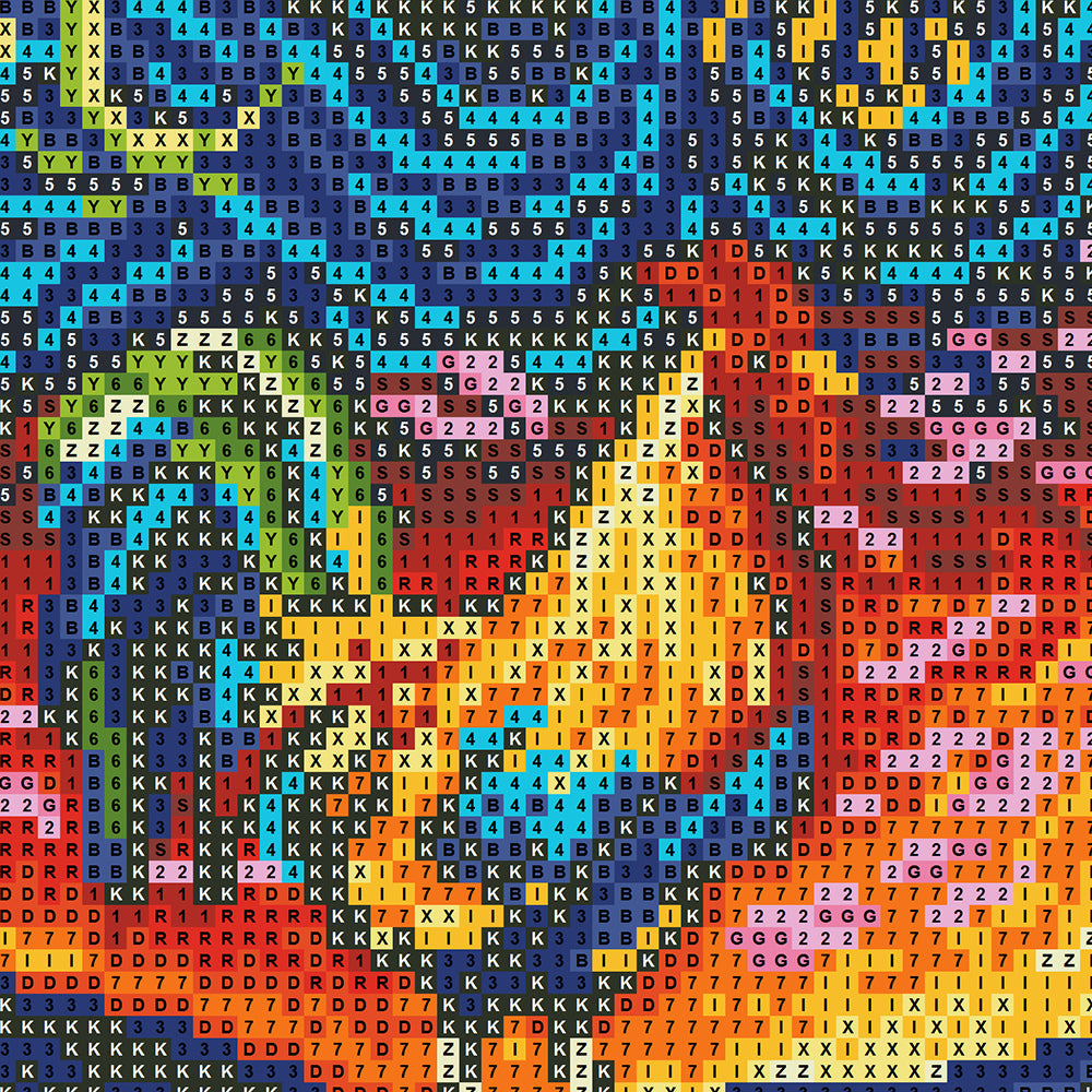 Rooster Starry Night Diamond Painting Kit – Van Gogh Style Full Drill Colorful Art JM3029