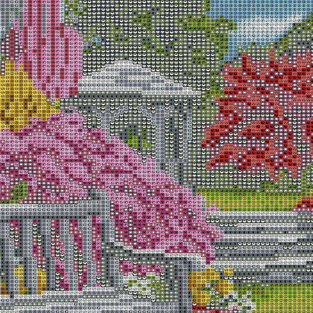 Summer Garden Diamond Painting Kit – White Bench, Fountain & Birdhouse with Dahlias, Hydrangeas & Butterflies JX52