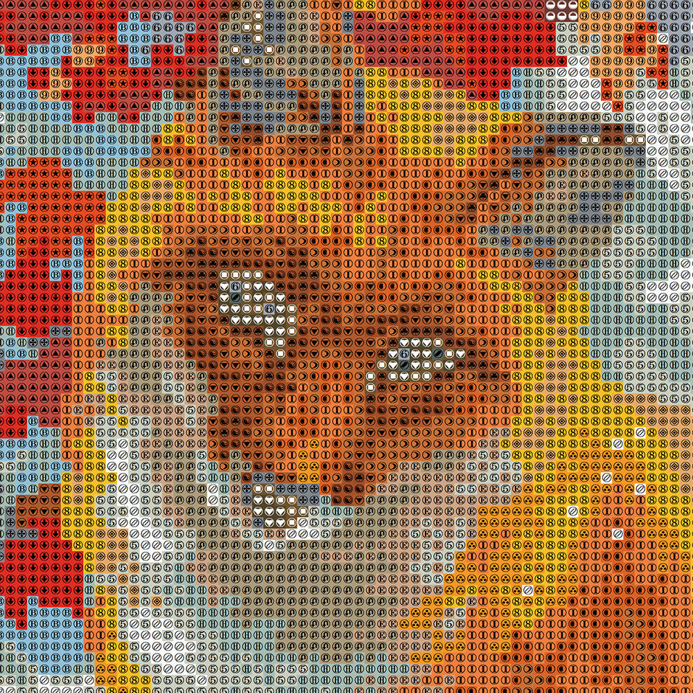 Red Fox in Snow Diamond Painting Kit – Autumn Leaves & Winter Snowflakes Wildlife Portrait JX148