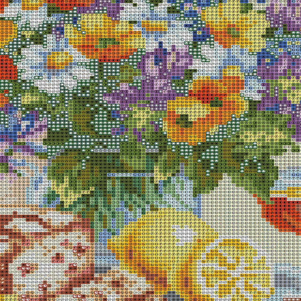 Afternoon Tea Still Life Diamond Painting Kit – Blue Gold Porcelain Teapot with Wildflower Bouquet, Lemon & Cake JX110