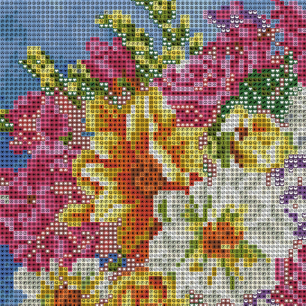 Spring Mixed Bouquet in Glass Vase Diamond Painting Kit – Full Drill Colorful Floral Art JX29