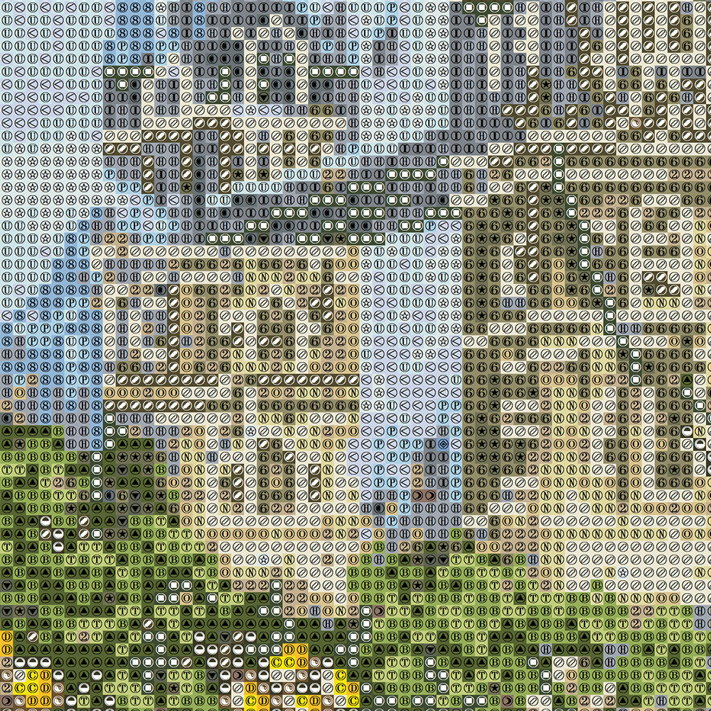 London Rainy Night Diamond Painting Kit – Tower Bridge, Red Bus & Wet Cobblestone Street with Flower Cart & Café JX81